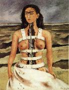 Frida Kahlo Cracked Spine painting